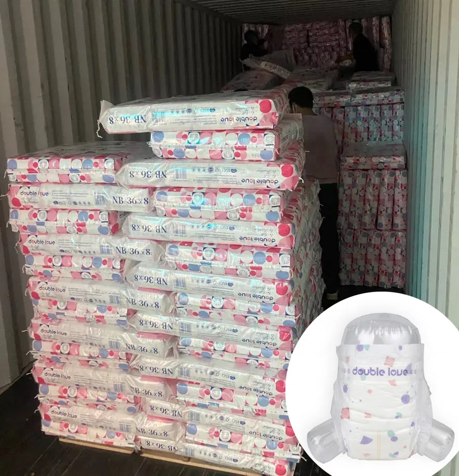 Tianjiao-babyluiers in bulk OEM & ODM aangepaste wegwerpluierbroekjes