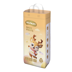 Aangepaste ademende zachte superabsorptiekatoen Pull Up Pant Baby Diaper