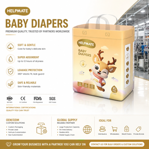 Aangepaste OEM ODM -luiers Goede babywijdbare luier